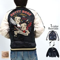 BETTY BOOP リバーシブルスカジャン エンジェルとデビル - メルカリ