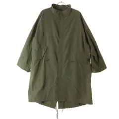 美品 Samansa Mos2 blue サマンサモスモスブルー 長袖 モッズコート F カーキグリーン系 レディース 古着