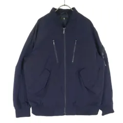 UNIQLO +J ユニクロ プラスジェイ 長袖 ブルゾン L ネイビー メンズ 古着