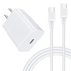 【新品】 急速充電器 type-c Android充電器 25W/3A Galaxy急速充電器 スマホ充電器 Type-C 急速充電 usb-cケーブル 1.83m/1本 iPhone15充電器 Cタイプ qc3.0アダプター ChrisPow アンドロイ 0