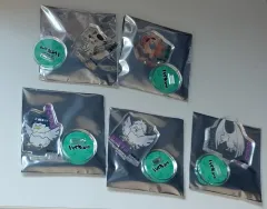 ハイキュー JUMP SHOP 動物 ミニ アクリル 缶バッジ 五色工 瀬見英太 鷲匠邦和 及川徹 桜浪一 ２種セット