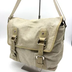 サマンサキングズ Samantha Kingz ショルダーバッグ メッセンジャーバッグ ホワイト ペーパー素材 キャンバス調 クロスボディ 斜め掛け メンズ レディース