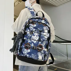 リュックサック 中学生 男子 ナイロン 大容量 旅行 キャンプ 耐久性 耐汚れ シンプル デザイン