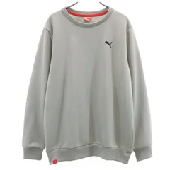 PUMA プーマ 長袖 スウェット トレーナー O グレー メンズ 古着