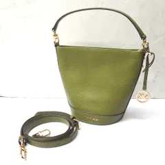 Ft1330921 マイケルコース ハンドバッグ 2Wayショルダー バケットバッグ スモール TOWNSEND 32R4G10C5L グリーン レディース Michael Kors 中古