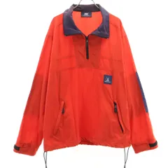 HELLY HANSEN ヘリーハンセン 90s オールド ハーフジップ ウインドブレーカー M 朱色 アウトドア プルオーバー ユニセックス メンズ 古着のサムネイル