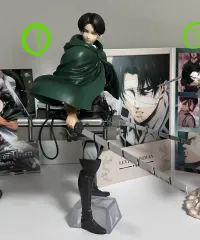 進撃の巨人 リヴァイ フィギュア ジム 獣の巨人 COOGI(クージー) B賞 D賞 アクリル セット