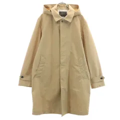 nano universe ナノユニバース ステンカラーコート M ベージュ メンズ 古着