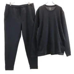 美品 UNDER ARMOUR アンダーアーマー 長袖 トレーナー 上下 セットアップ 3XL チャコールグレー ビッグサイズ メンズ 古着