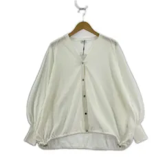 美品  Apartby アパートバイ タグ付き ニットカーディガン sizeF/ホワイト