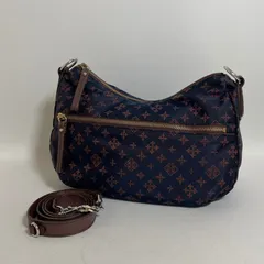 2602-328｜ラシット ショルダーバッグ ナイロン レザー ダークブラウン