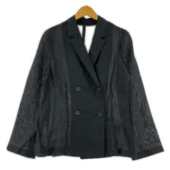美品 index インデックス タグ付き シアー シャツジャケット size38/M/ブラックのサムネイル