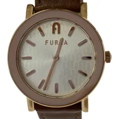 Furla フルラ レザー腕時計 size-/ホワイト×ブラウンのサムネイル