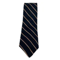 POLO RALPH LAUREN ポロ・ラルフローレン ストライプネクタイ size-/ネイビー×ピンク