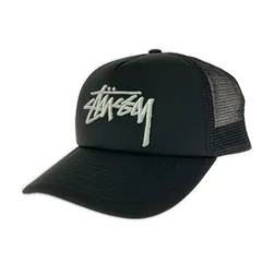 STUSSY ステューシー メッシュ スナップバックキャップ size表記なし/ブラック