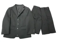 k05250318014　OLIVER HOUSE　110サイズ　Black　　オールインワンセットアップ　フォーマルスーツ　通年