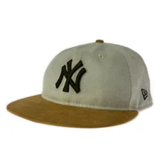 NEW ERA ニューエラ NY 立体ロゴキャップ/ホワイト×オレンジ系