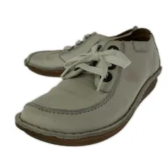 Clarks クラークス レザーシューズ sizeUK 4 1/2/ホワイト