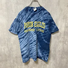 古着 used　GILDAN ギルダン　半袖クルーネックプリントTシャツ　バックプリント　タイダイ柄　レトロデザイン　Mサイズ【値引き交渉OK！】