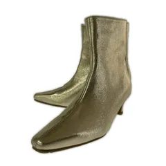 EVOL イーボル メタリック ショートブーツ sizeM/ゴールド