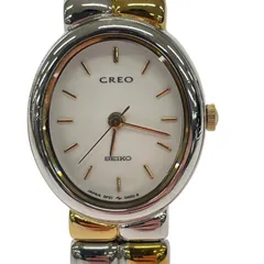 SEIKO セイコー 2P21-5370 CREO腕時計/シルバー×ゴールド