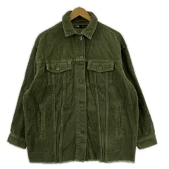 ZARAザラ コーデュロイ長袖シャツ sizeEUR XS/カーキ