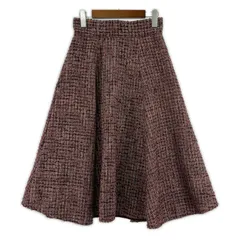 PROPORTION プロポーションボディドレッシング ロング ツイードスカート sizePM/パープル系