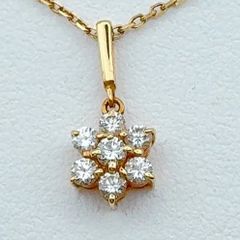 K18 ゴールド 花形トップネックレス 約5.0g - メルカリ