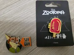 ディズニー ジュートピア ニック/キツネ アイスクリーム バッジ セット