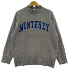 C OPAQUE.CLIP  シー オペークドットクリップ ロゴニット size36/グレー