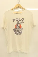 【中古】 POLO RALPH LAUREN メンズTシャツ M 1967 Tシャツ POLO RALPH LAUREN M 白 ホワイト プリント