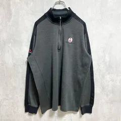 古着 used　NIKE GOLF　ナイキゴルフ　長袖ハーフジップトラックジャケット　ジャージ　 ダークグレー　Lサイズ