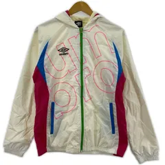 umbro アンブロ 配色 フードジャケット sizeM/ホワイト系のサムネイル