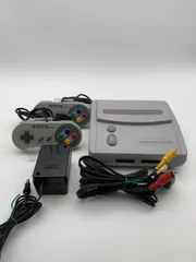 【動作OK・安心補償】Nintendo 任天堂 スーパーファミコンジュニア本体 周辺機器セット 0310-204