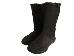 k01250218037　Reebok EASYTONE　24.0cm　Brown　　シューズ　ファーブーツ　秋冬