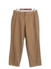 【お得なクーポン配布中!】 ブルックスブラザーズ モールスキン コットン パンツ メンズ 35 30 / ノータック スラックス ストレート チノパン ボトムス トラウザー 茶