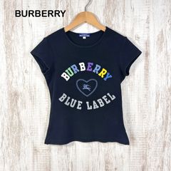 BURBERRY BLUE LABEL 半袖Tシャツ ブラック 38 - メルカリ