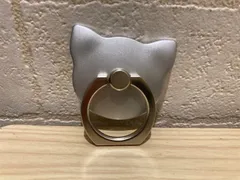 hold-018　ホールドリング　ネコ　シルバー hold-018【B】