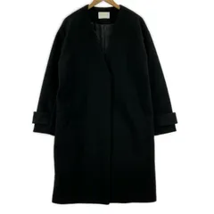 THE SHOP TK ザ ショップ ティーケー ノーカラーコート sizeM/ブラック