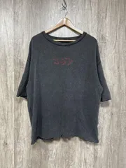 ZARA ザラ オーバーサイズ 綿100％ Tシャツ sizeL/チャコールグレー ■◆ メンズ