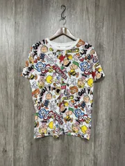 USJ 総柄 ユニバーサル スヌーピー Tシャツ sizeL/マルチカラー  ■◆ レディース