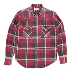 古着 リーバイス Levi's RedTab ウエスタンシャツ ネルシャツ クリーニング済み チェック柄 スナップボタン メンズL