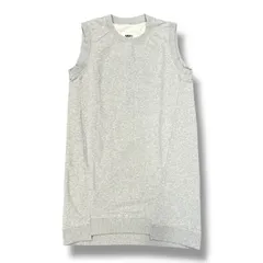 国内正規 MM6 Maison Margiela Sleeveless sweat dress ノースリーブスウェットドレス ワンピース ミニスカート エムエムシックス メゾンマルジェラ S32CU0015 S25328 L グレー 1502A1のサムネイル