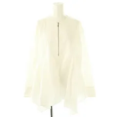 ミュラー オブ ヨシオクボ muller of yoshiokubo ZIP BLOUSE MLF シャツ ブラウス 長袖 ジップアップ コットン F 白 /NR ■OSのサムネイル