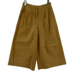 NATURAL BEAUTY BASIC ナチュラルビューティーベーシック フェイクスエード ガウチョパンツ sizeS/キャメル