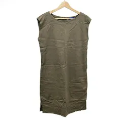 ブルーレーベルクレストブリッジ ワンピース レディース - グレーベージュ クルーネック/ノースリーブ/ひざ丈/アンダースカート付き