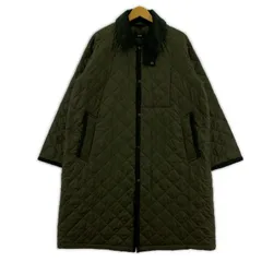 SHIPS シップス 114-14-0274 パデッド キルティングコート sizeS/カーキ