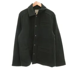 エルエルビーン L.L.BEAN Bellandi ベランディ生地 カバーオール ジャケット メルトン ウール M 緑 グリーン /UO ■GY12のサムネイル