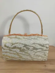 新品未使用　金ワシ キンワシ 金鷲 ハンドバッグ 和装 洋装 KINWASHI KINWASHI キンワシ 金鷲 着物バッグ 和装バッグ 金 ゴールド 鞄｜Yahoo
