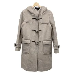 green label relaxing(グリーンレーベルリラクシング) ダッフルコート サイズ38 M レディース - グレーベージュ×ダークブラウン 長袖/冬